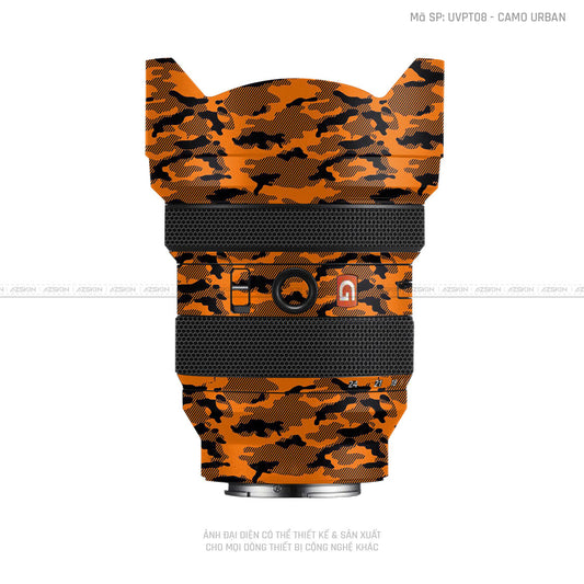 Dán Skin Ống Kính Sony Vân Nổi Camo Urban Cam | UVPT08