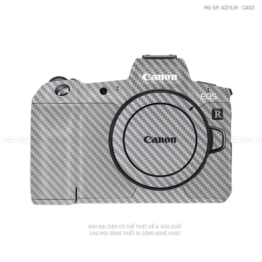 Dán Skin Carbon Grey Máy Ảnh Canon | AZFILM - CA03