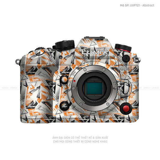 Dán Skin Máy Ảnh Lumix Vân Nổi Abstract 02 | UVPT21