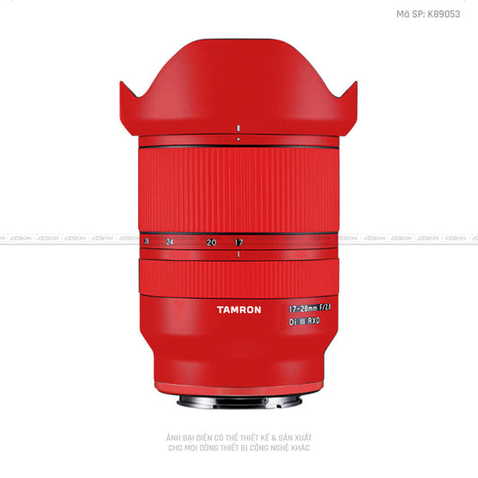 Dán Skin Ống Kính Tamron Đổi Màu Đỏ | K89053