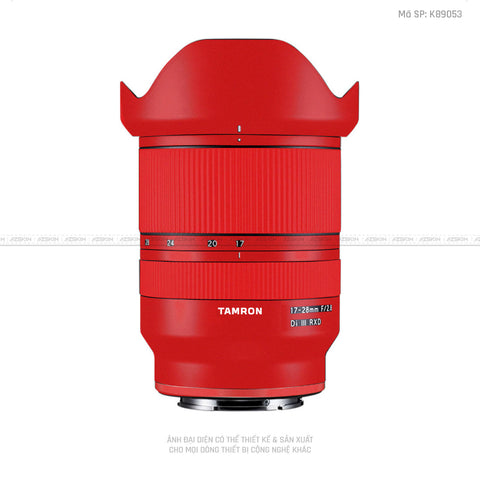 Dán Skin Ống Kính Tamron Đổi Màu Đỏ | K89053