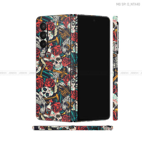 Dán Skin Galaxy Z Fold 6 Hình Tattoo | D_NTX40