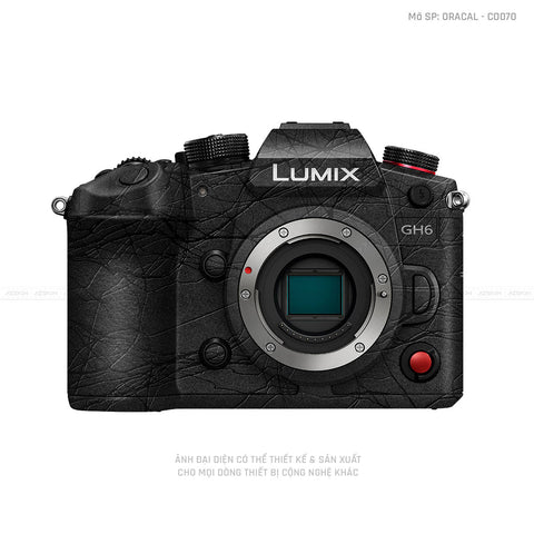 Dán Skin Máy Ảnh Lumix Vân Cocoon Black | ORACAL - CO070