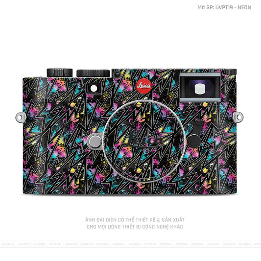 Dán Skin Máy Ảnh Leica Vân Nổi Neon 01 | UVPT19