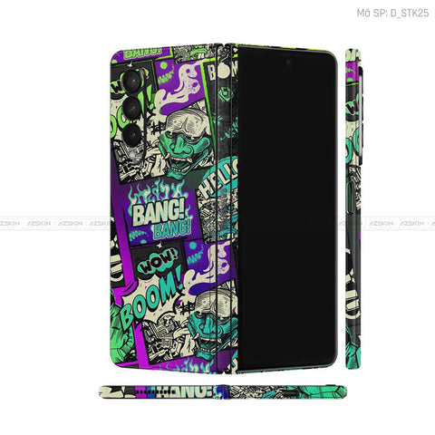 Dán Skin Galaxy Z Fold4 Hình Sticker | D_STK25