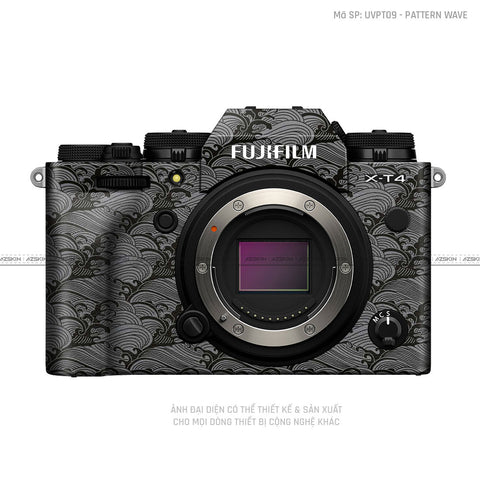 Dán Skin Máy Ảnh Fujifilm Vân Nổi Pattern Wave | UVPT09