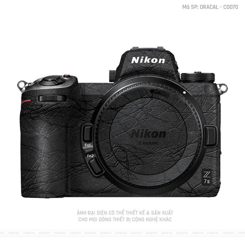 Dán Skin Máy Ảnh Nikon Vân Cocoon Black | ORACAL - CO070