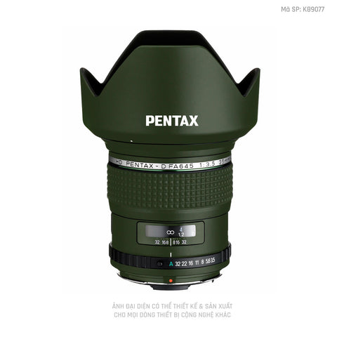 Dán Skin Ống Kính Pentax Đổi Màu Xanh Rêu | K89077