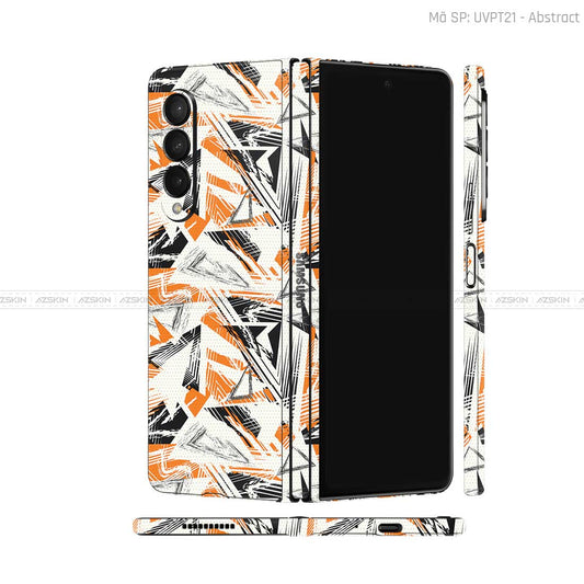 Dán Skin Galaxy Z Fold 6 Vân Nổi Abstract 02 | UVPT21