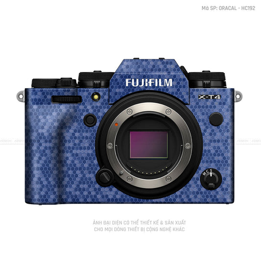 Dán Skin Máy Ảnh Fujifilm Vân Tổ Ong Xanh | ORACAL - HC192