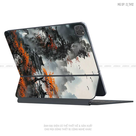 Dán Skin Magic Keyboard Hình Thư Pháp | D_TH12