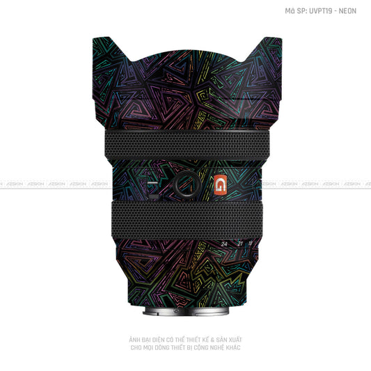Dán Skin Ống Kính Sony Vân Nổi Neon 02 | UVPT19