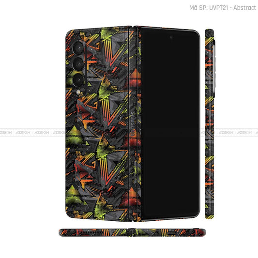 Dán Skin Galaxy Z Fold 6 Vân Nổi Abstract 03 | UVPT21