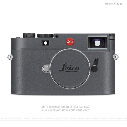 Dán Skin Máy Ảnh Leica Màu Xám | K75320