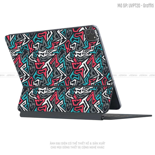 Dán Skin Magic Keyboard Vân Graffiti 04 | UVPT20