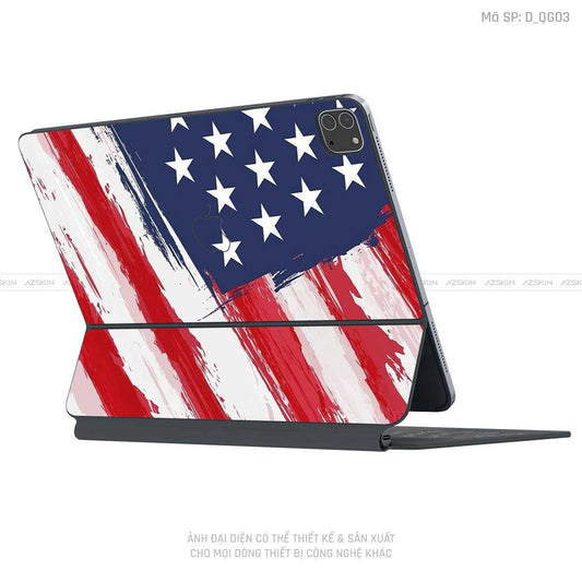 Dán Skin Magic Keyboard Hình Quốc Gia | D_QG03