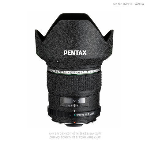 Dán Skin Ống Kính Pentax Vân Da Đen | UVPT13