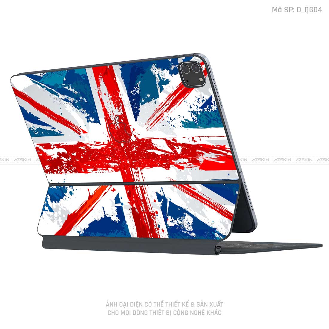 Dán Skin Magic Keyboard Hình Quốc Gia | D_QG04