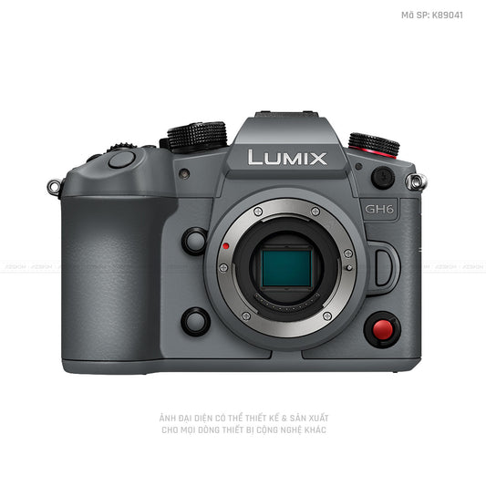 Dán Skin Máy Ảnh Lumix Màu Xám Xi | K89041