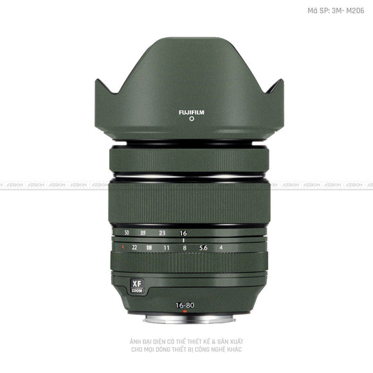 Dán Skin Ống Kính Fujifilm Đổi Màu Xanh Midnight | M206