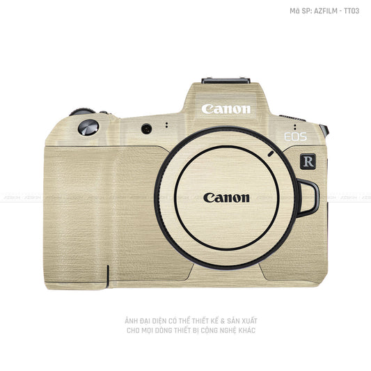 Dán Skin Máy Ảnh Canon Vân Xước Titan Gold | AZFILM - TT05