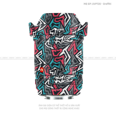 Dán Skin Ống Kính Viltrox Vân Nổi Graffiti 04 | UVPT20