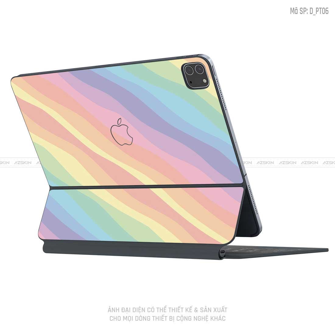 Dán Skin Magic Keyboard Hình Pastel | D_PT06