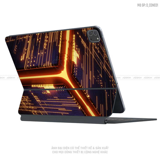 Dán Skin Magic Keyboard Hình Công Nghệ | D_CONE01