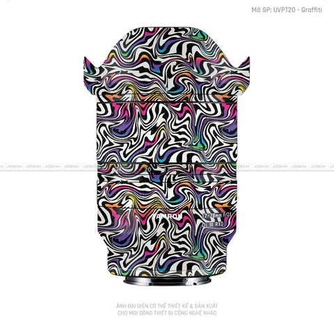 Dán Skin Ống Kính Tamron Vân Nổi Graffiti 02 | UVPT20
