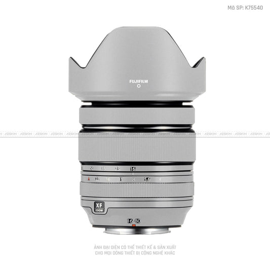 Dán Skin Ống Kính Fujifilm Đổi Màu Bạc | K75548