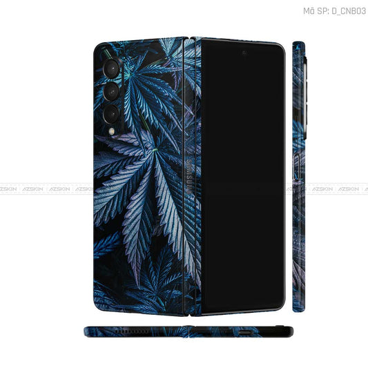 Dán Skin Galaxy Z Fold3 Hình Canabis | D_CNB03