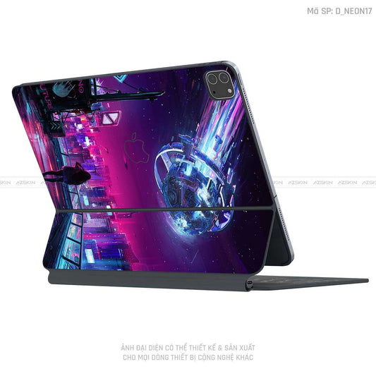 Dán Skin Magic Keyboard Hình Neon | D_NEON17