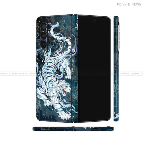 Dán Skin Galaxy Z Fold4 Hình Hổ | D_NTX36