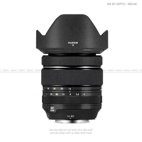 Dán Skin Ống Kính Fujifilm Vân Da Đen | UVPT13