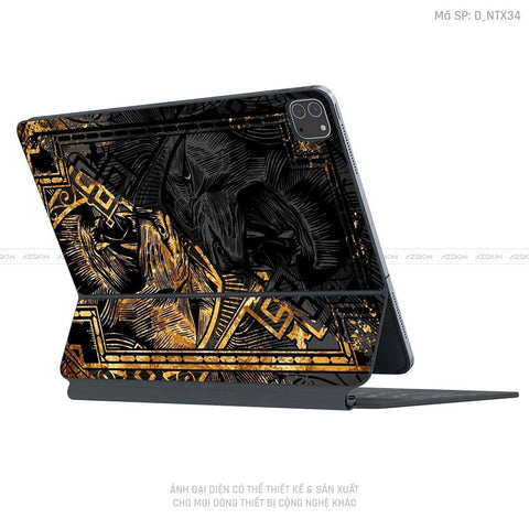 Dán Skin Magic Keyboard Hình Tattoo | D_NTX34