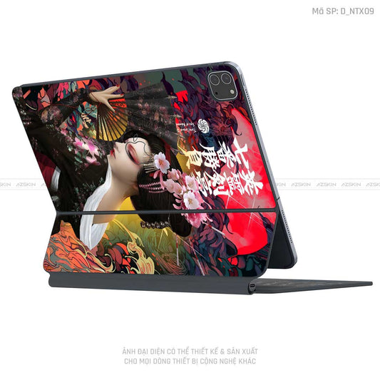 Dán Skin Magic Keyboard Hình Tattoo | D_NTX09