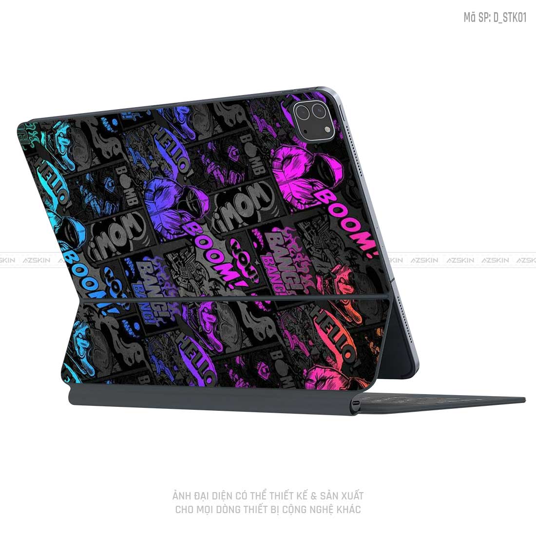 Dán Skin Magic Keyboard Hình Sticker | D_STK01