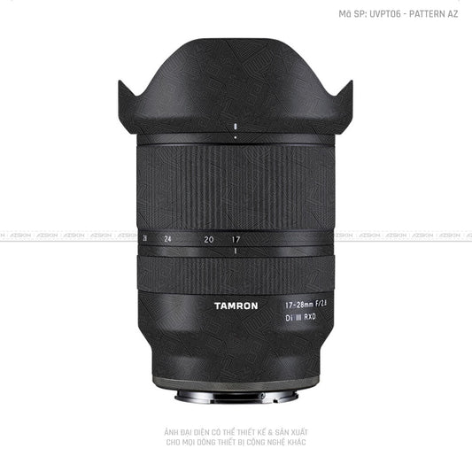 Dán Skin Ống Kính Tamron Vân Nổi Pattern AZ Đen | UVPT06