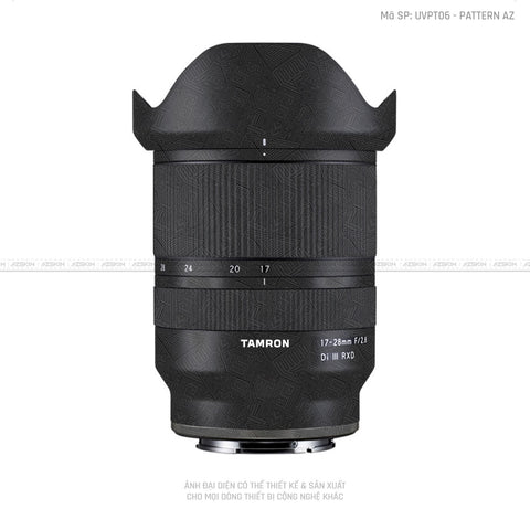 Dán Skin Ống Kính Tamron Vân Nổi Pattern AZ Đen | UVPT06