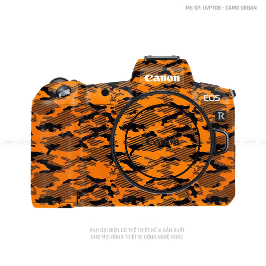 Dán Skin Máy Ảnh Canon Vân Nổi Camo Urban Cam | UVPT08