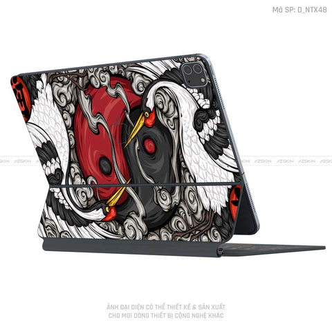 Dán Skin Magic Keyboard Hình Tattoo | D_NTX48