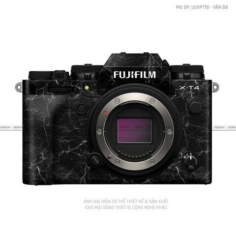 Dán Skin Máy Ảnh Fujifilm Vân Đá Đen | UVPT10