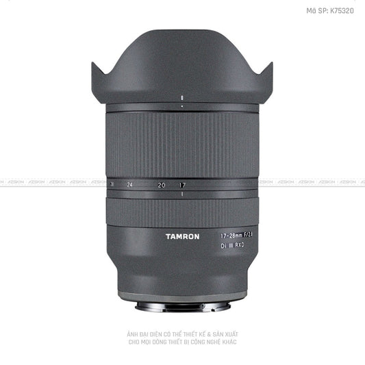 Dán Skin Ống Kính Tamron Đổi Màu Xám | K75320