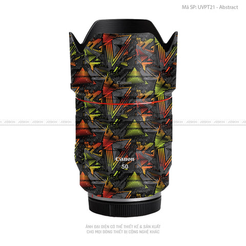 Dán Skin Ống Kính Canon Vân Nổi Abstract 03 | UVPT21