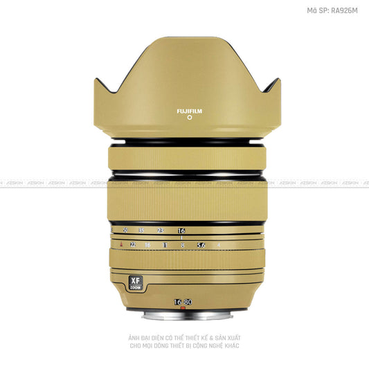 Dán Skin Ống Kính Fujifilm Đổi Màu Vàng Đồng | RA926M