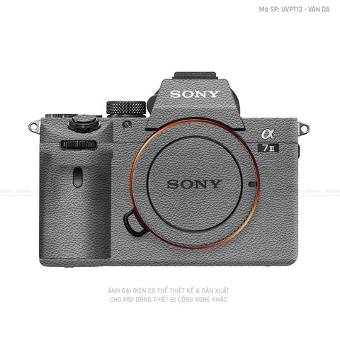 Dán Skin Máy Ảnh Sony Vân Da Xám | UVPT13