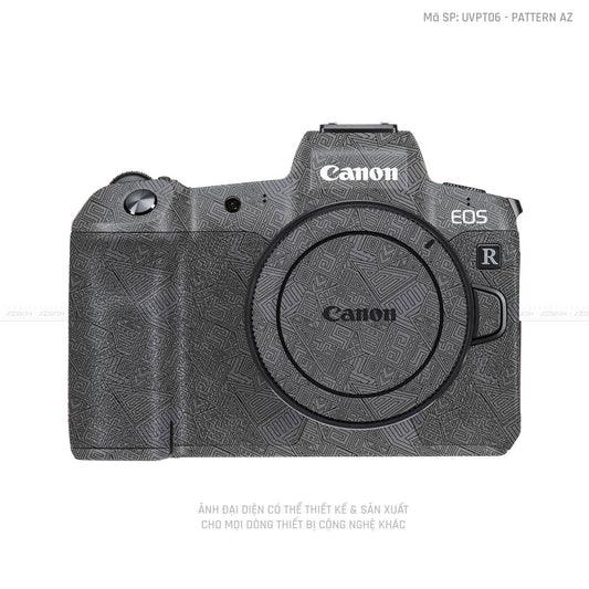 Dán Skin Máy Ảnh Canon Vân Nổi AZ Xám | UVPT06