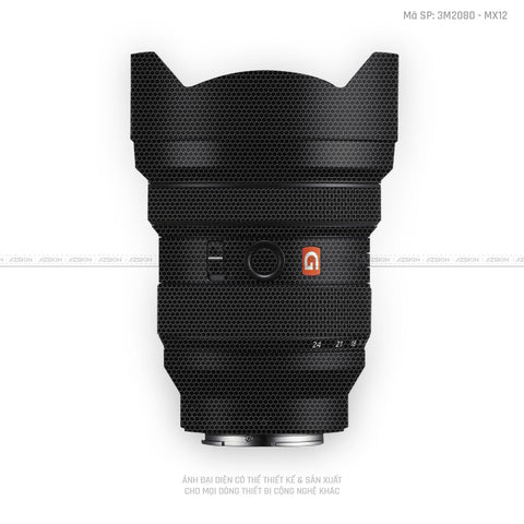 Skin Ống Kính Sony Vân Nổi Matrix Black | 3M2080 - MX12