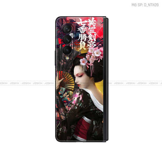 Dán Skin Galaxy Z Fold 7 Hình Tattoo | D_NTX09