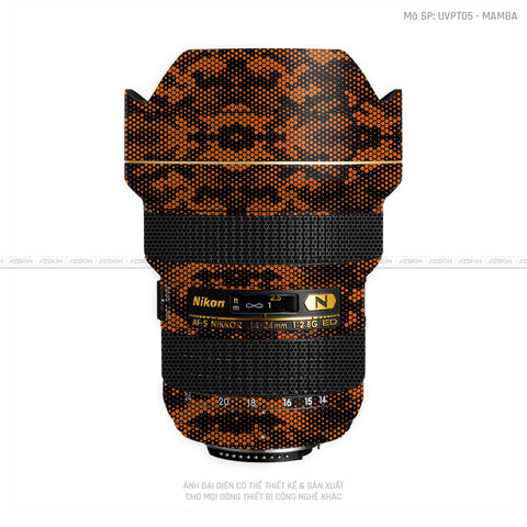 Dán Skin Ống Kính Nikon Vân Nổi Mamba Cam | UVPT05